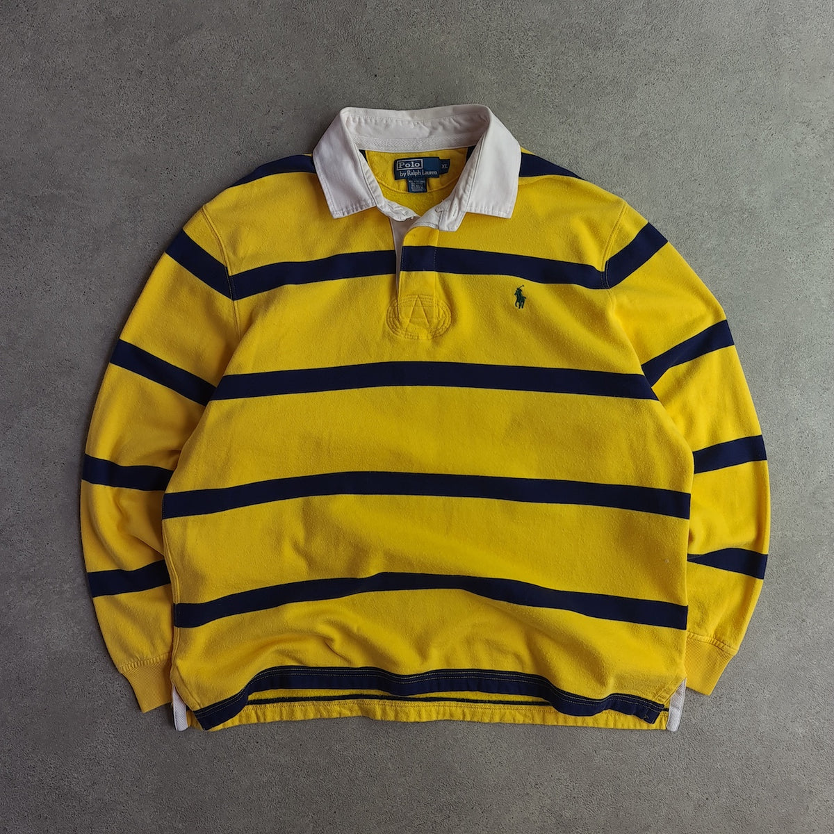 Vintage Ralph Lauren Polo Long Sleeve Striped Rugby Shirt