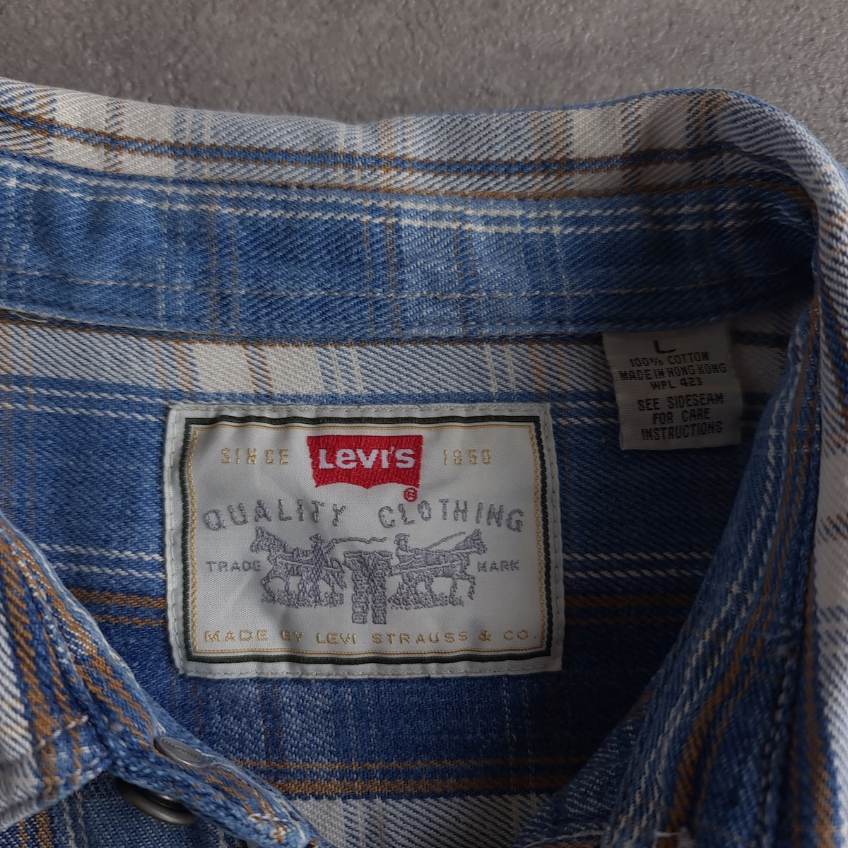 Levi's Long Sleeve Flannel Shirt