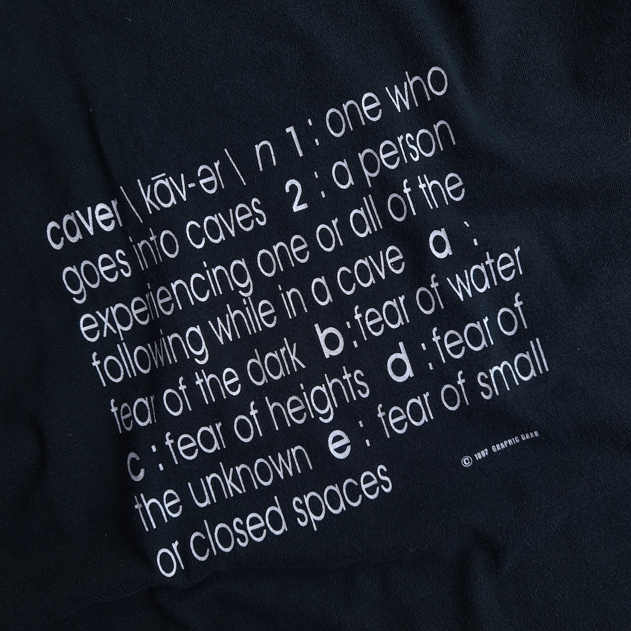 Vintage 1997 Caver Definition T-Shirt