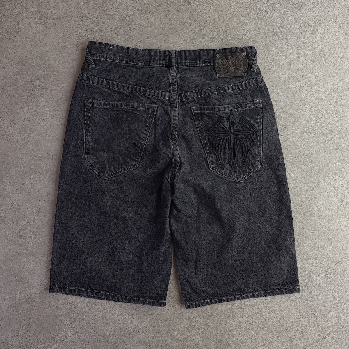 Ecko Unltd Y2K Embroidered Denim Jorts