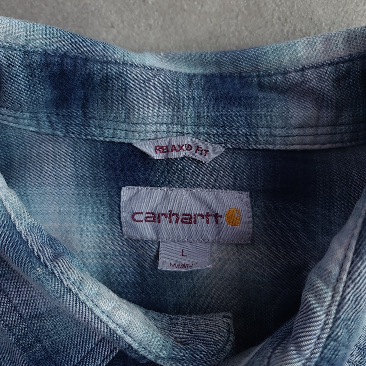 Carhartt Relaxed Fit Pearl Snap Check Shirt