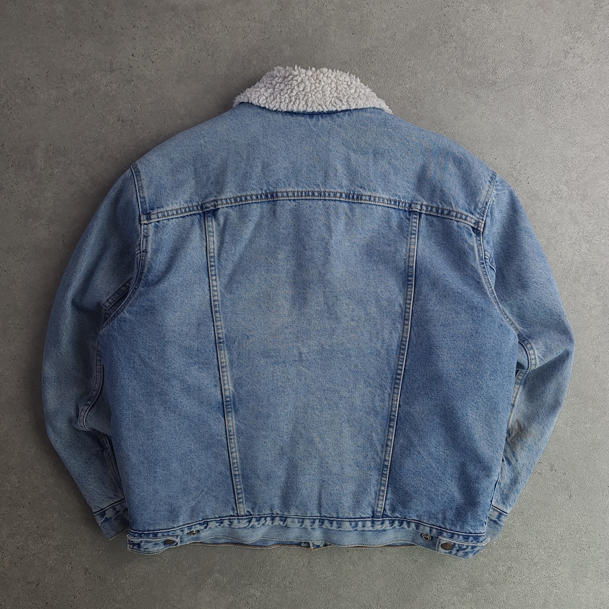 Vintage Levi's Distressed Sherpa Denim Jacket