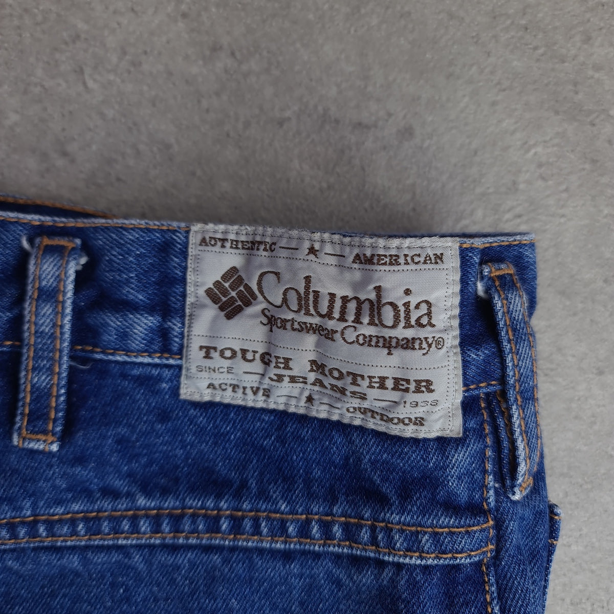Vintage 90s Columbia Tough Mother Double Front Relaxed Fit Jeans