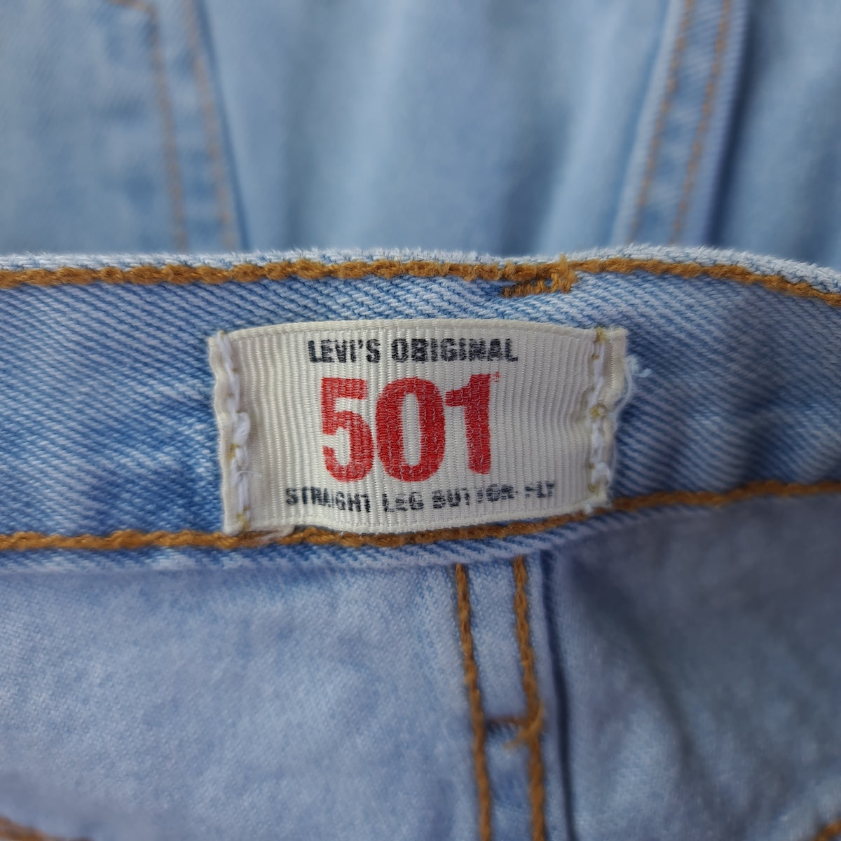 Y2K Levi's 501 Light Wash Jeans