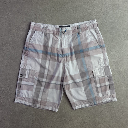 Vintage Y2K Billabong Doozer Checked Cargo Shorts