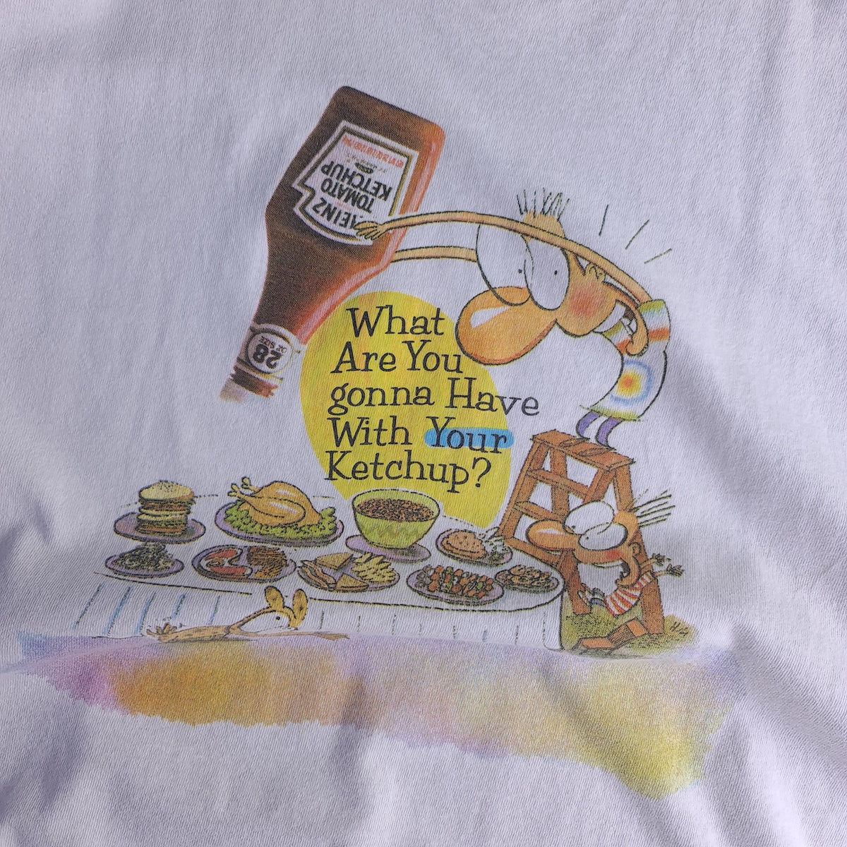 Vintage Heinz What Are You Gonna Have With Your Ketchup T-Shirt