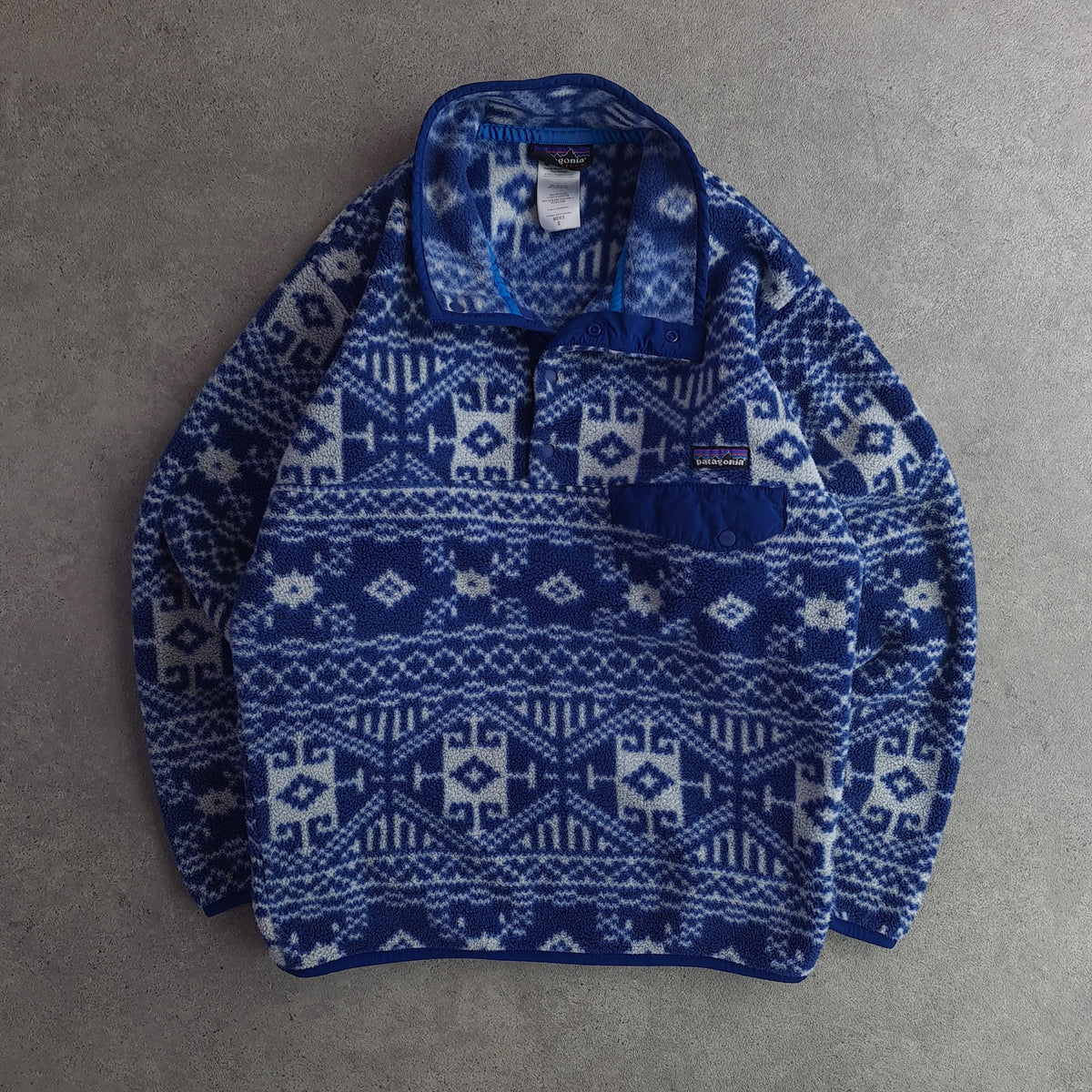 Patagonia Patterned Synchilla Snap T Fleece