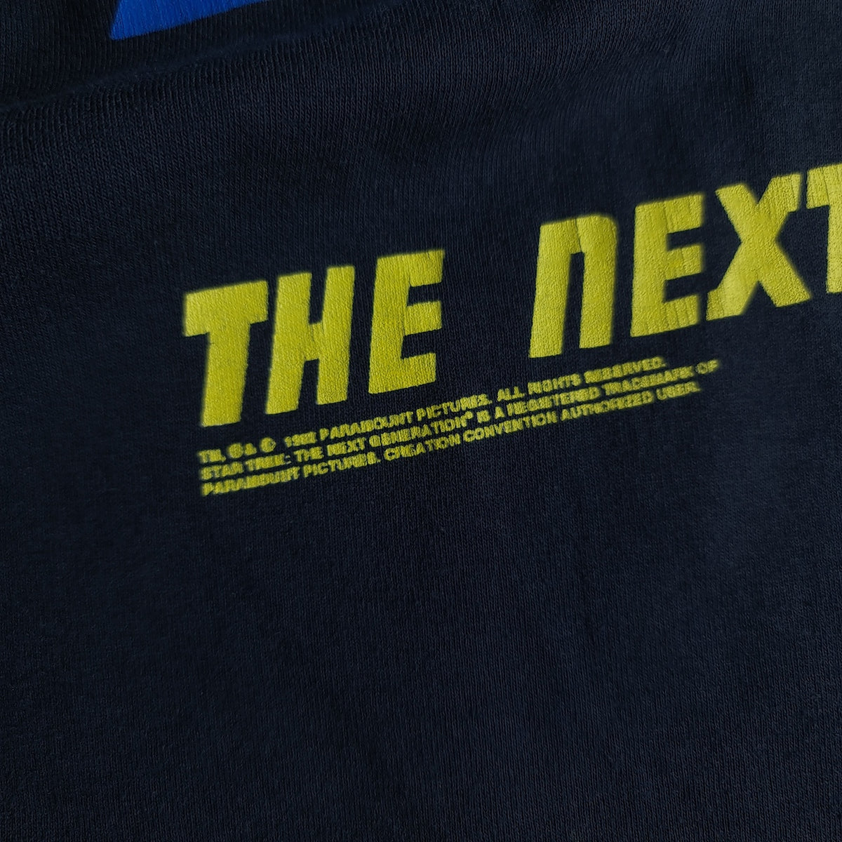 Vintage 1992 Star Trek The Next Generation Klingon Logo T-Shirt