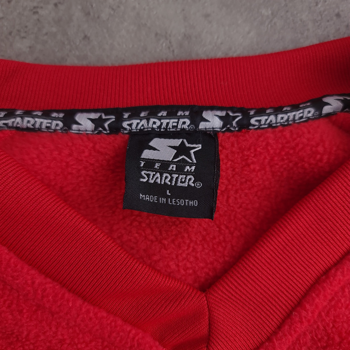 Vintage Starter Wisconsin Badgers Fleece Sweatshirt