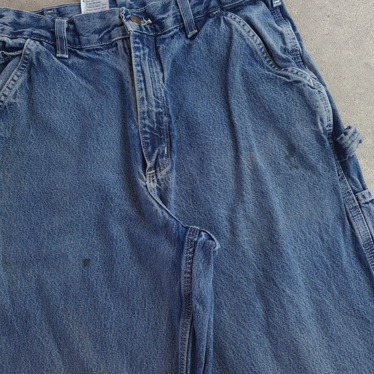 Carhartt B13 DST Light Wash Loose Fit Carpenter Jeans