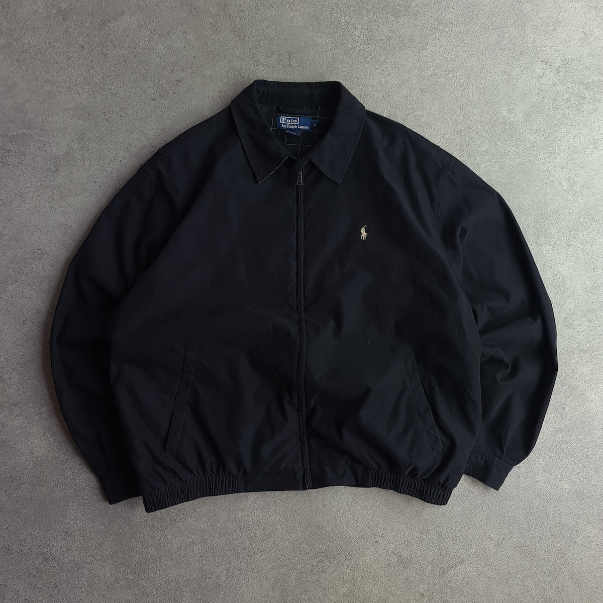 Y2K Polo Ralph Lauren Heavyweight Lined Bi-Swing Harrington Jacket