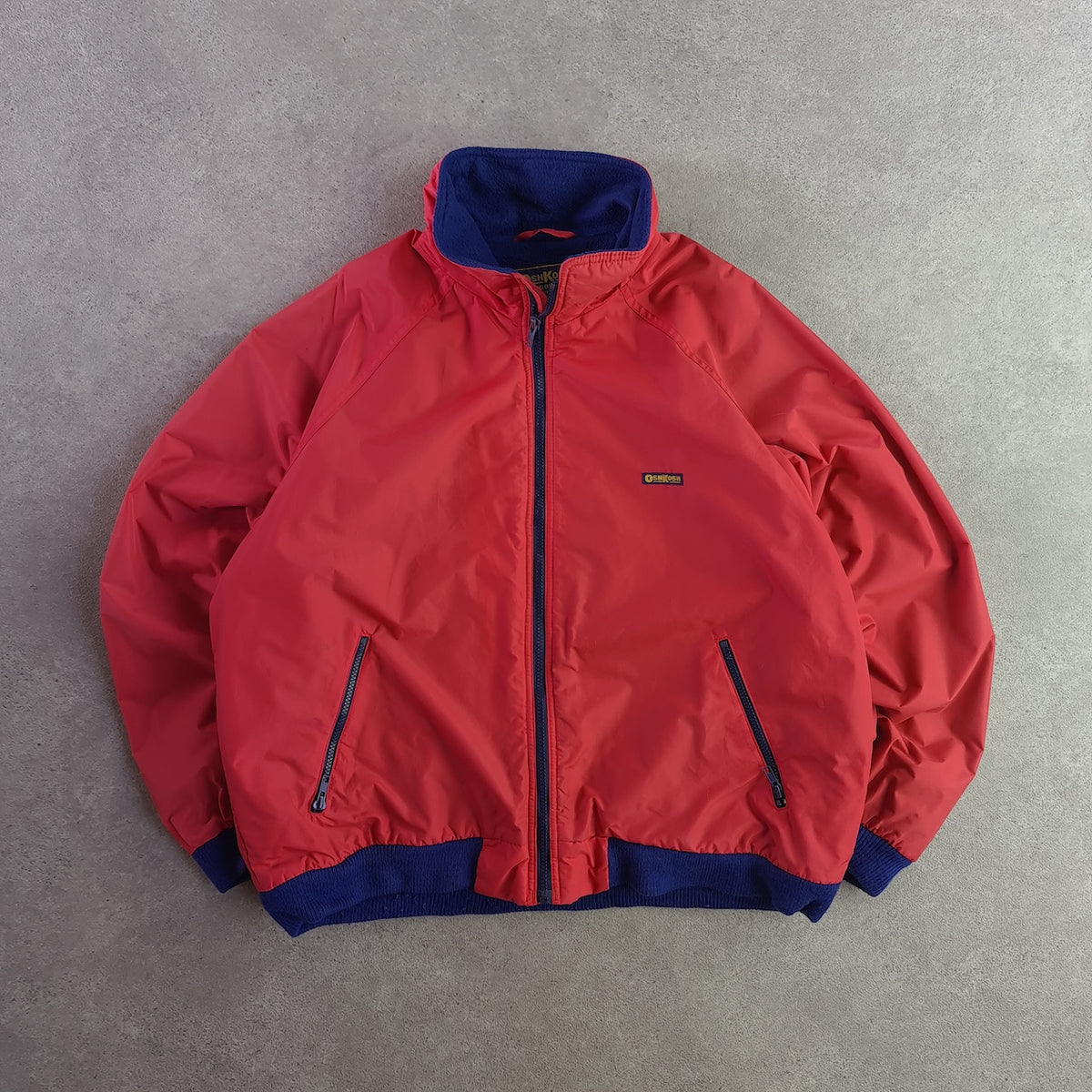 Vintage 80s OshKosh B'Gosh Fleece Lined Bomber Jacket