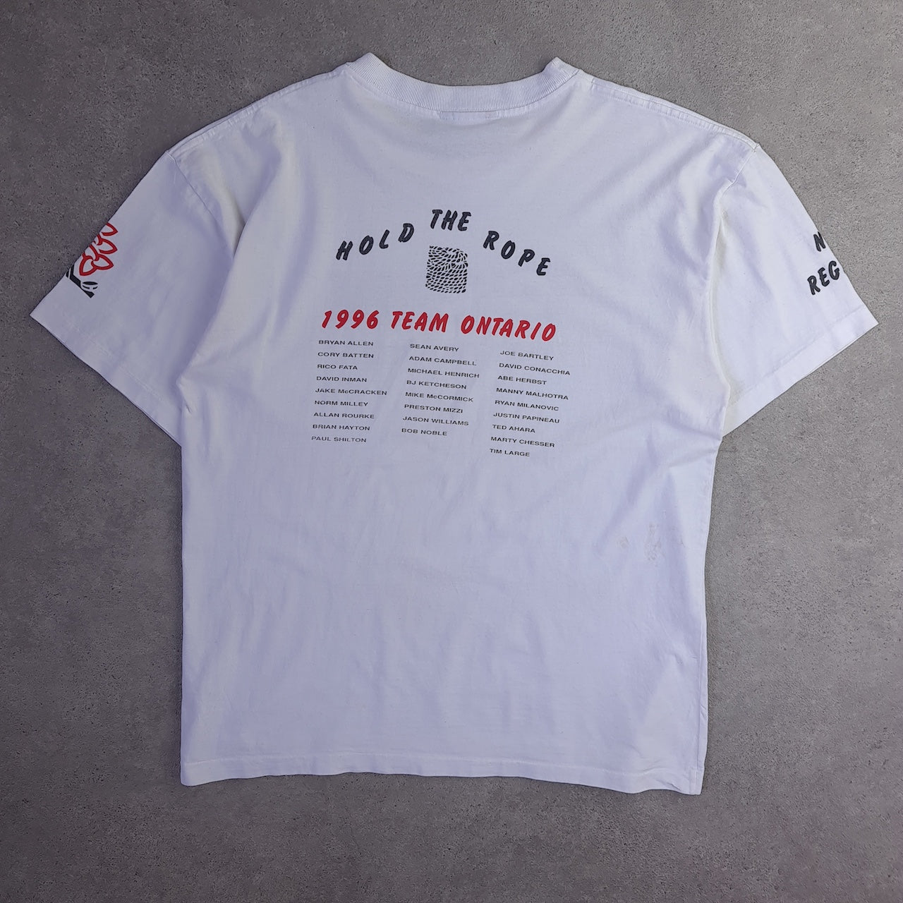 Vintage 90s CCM Hockey Team Ontario Single Stitch T-Shirt