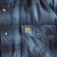 Carhartt Rugged Flex Hamilton Plaid Pearl Snap Shirt