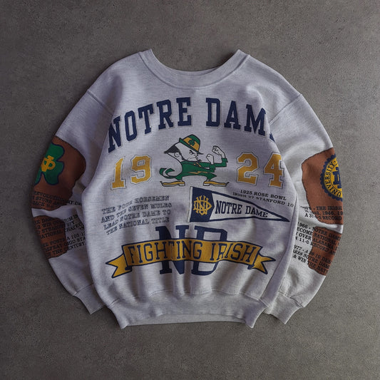 Vintage 90s Long Game Notre Dame Fighting Irish Sweatsh