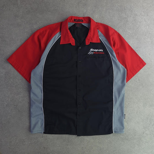 Snap On Racing Short Sleeve Work Shirt