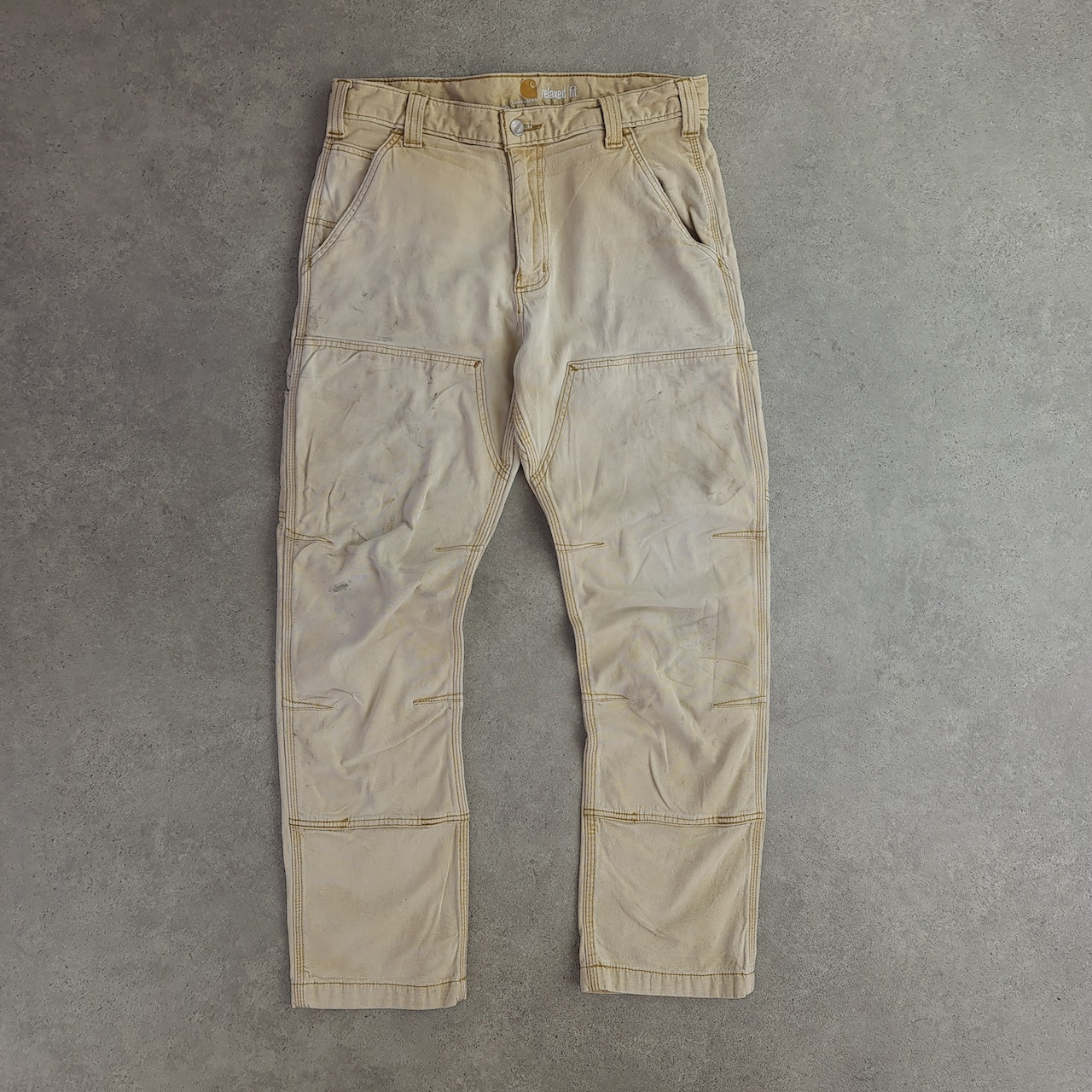 Carhartt Distressed Relaxed Fit Carpenter Pants