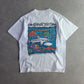 Vintage 90s Go Against The Flow Back Print T-Shirt