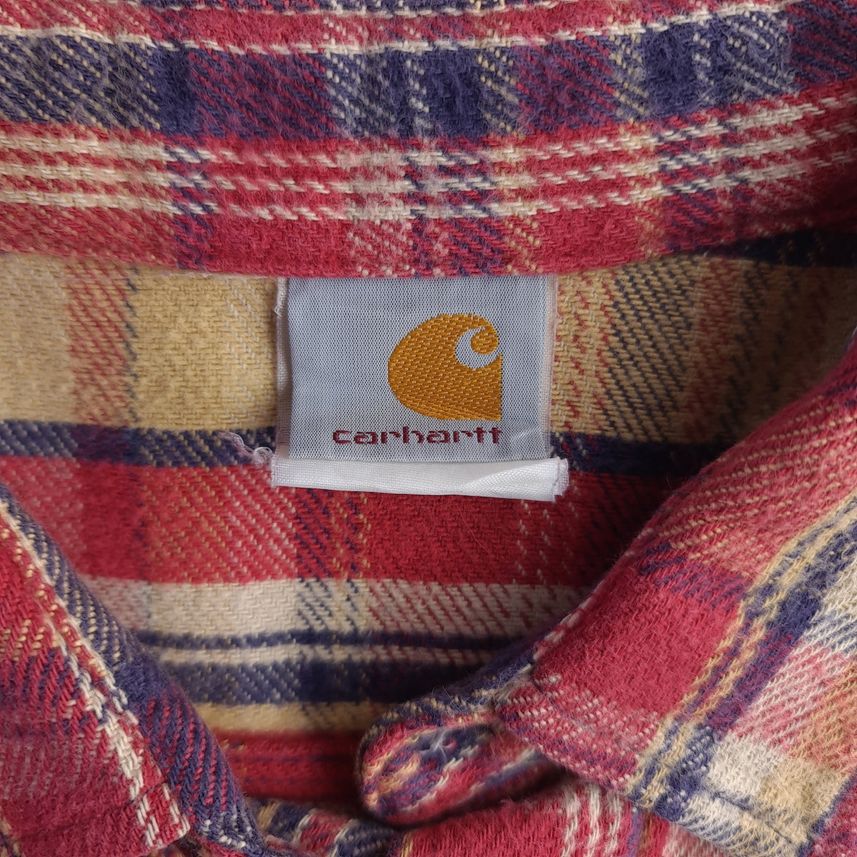 Vintage Carhartt Plaid Flannel Shirt