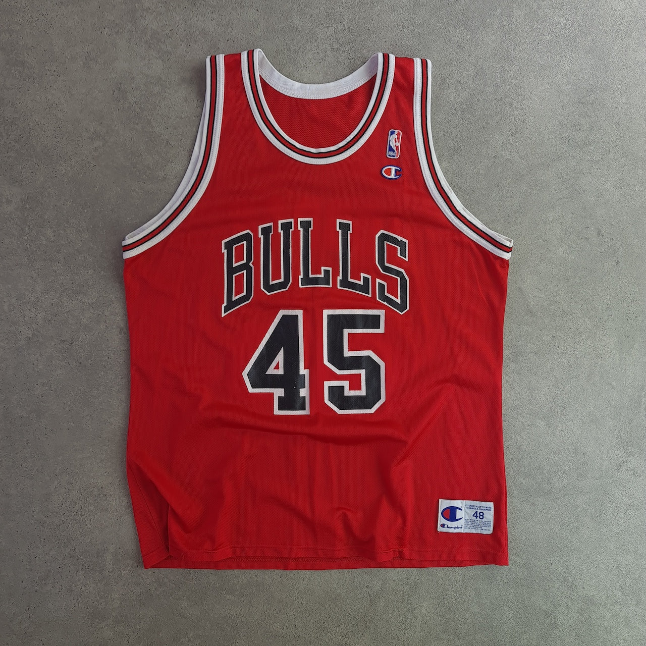 Chicago Bulls Champion NBA Basketball Jersey - Jordan 45