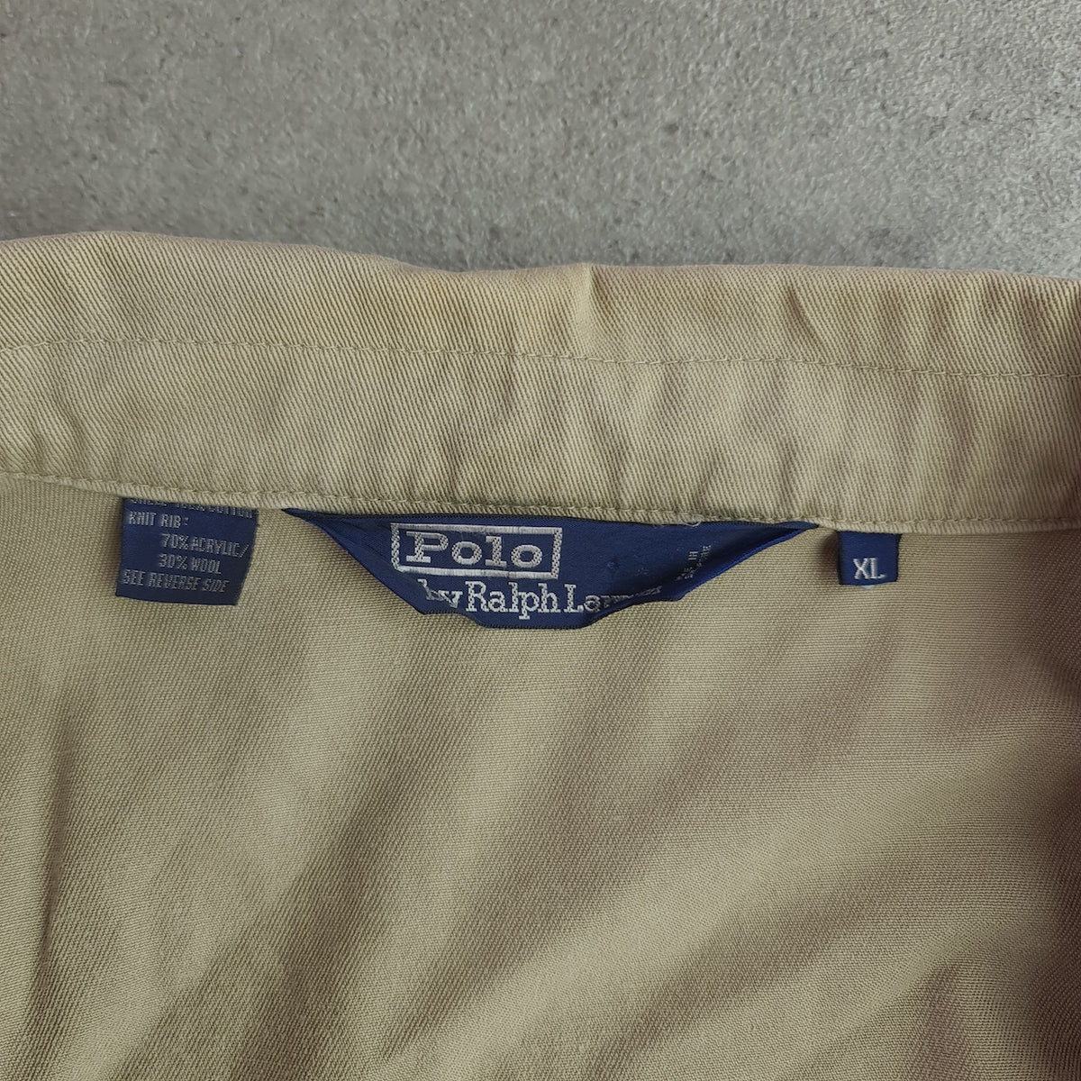 Vintage 90s Polo Ralph Lauren Cotton Twill Bomber Jacket