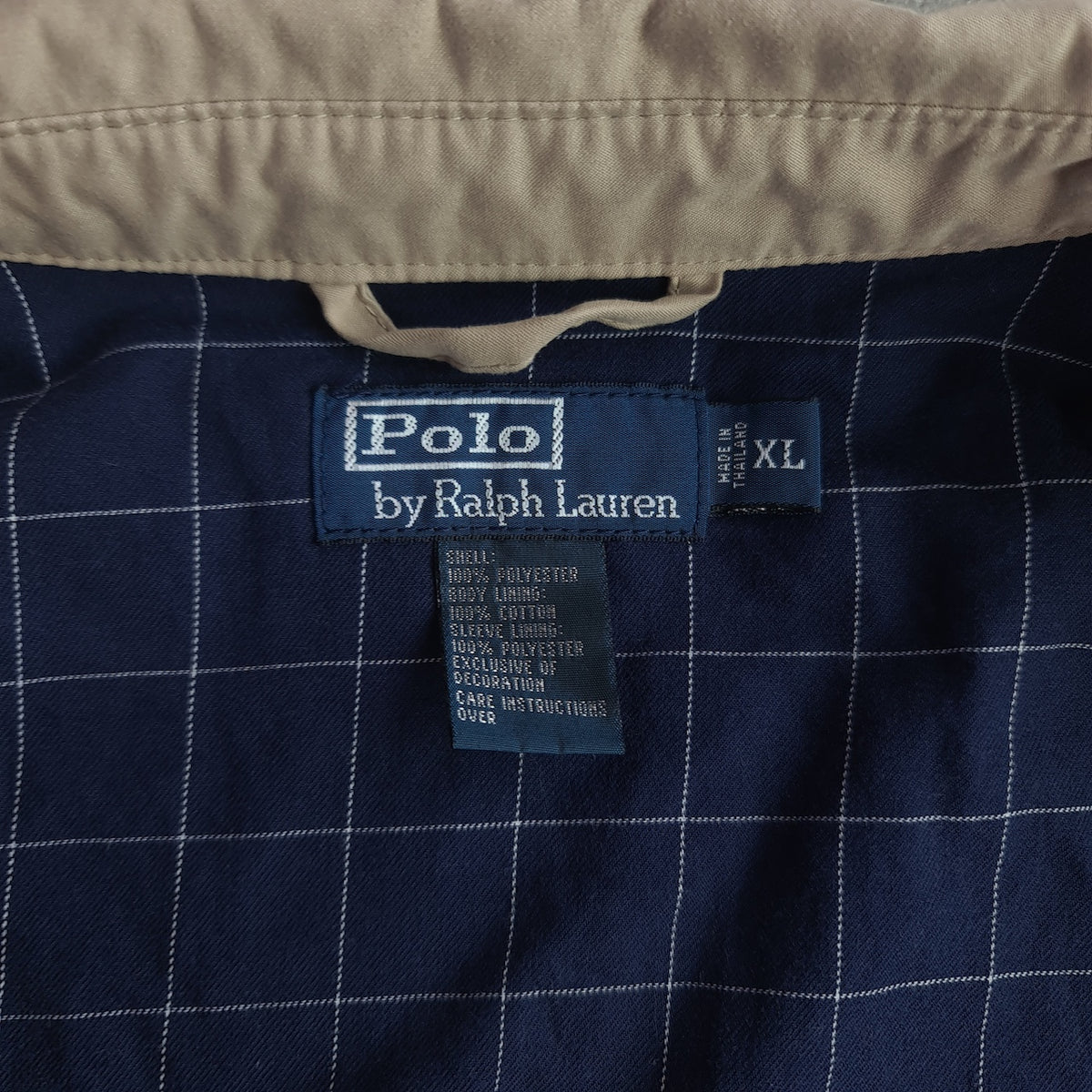 Y2K Polo Ralph Lauren Lined Harrington Jacket