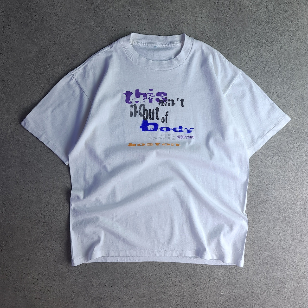 Vintage This Ain't No Out Of Body Experience Back Print T-Shirt