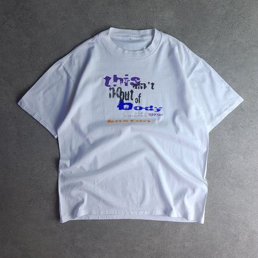 Vintage This Ain't No Out Of Body Experience Back Print T-Shirt