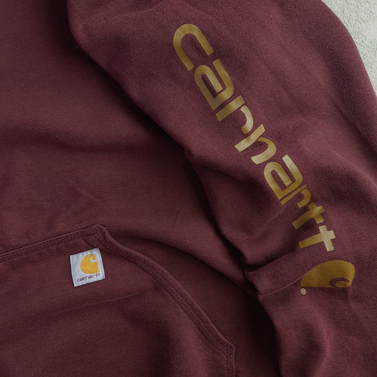 Carhartt Loose Fit Midweight Logo Sleeve Graphic Hoodie