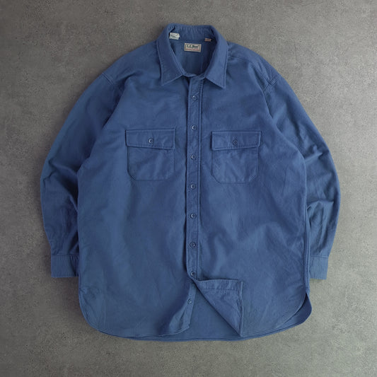 Vintage LL Bean Flannel Chamois Shirt