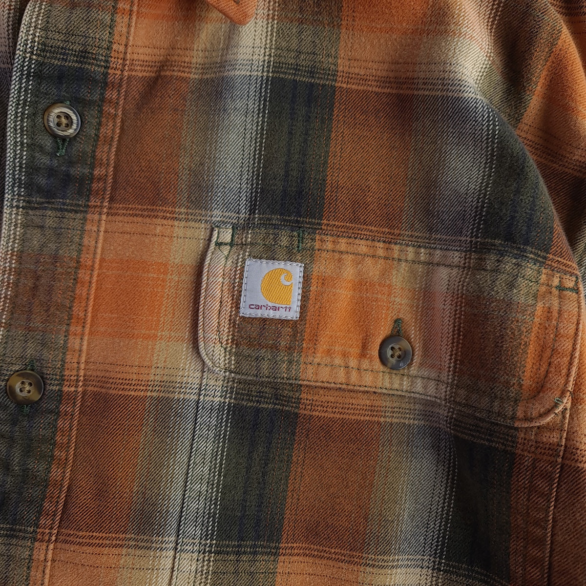 Carhartt Hubbard Checked Heavyweight Flannel Shirt