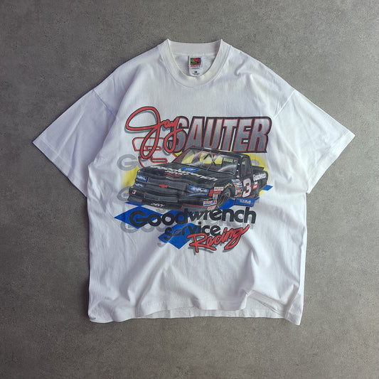 Vintage 90s Jay Sauter Nascar Goodwrench Service Racing T-Shirt