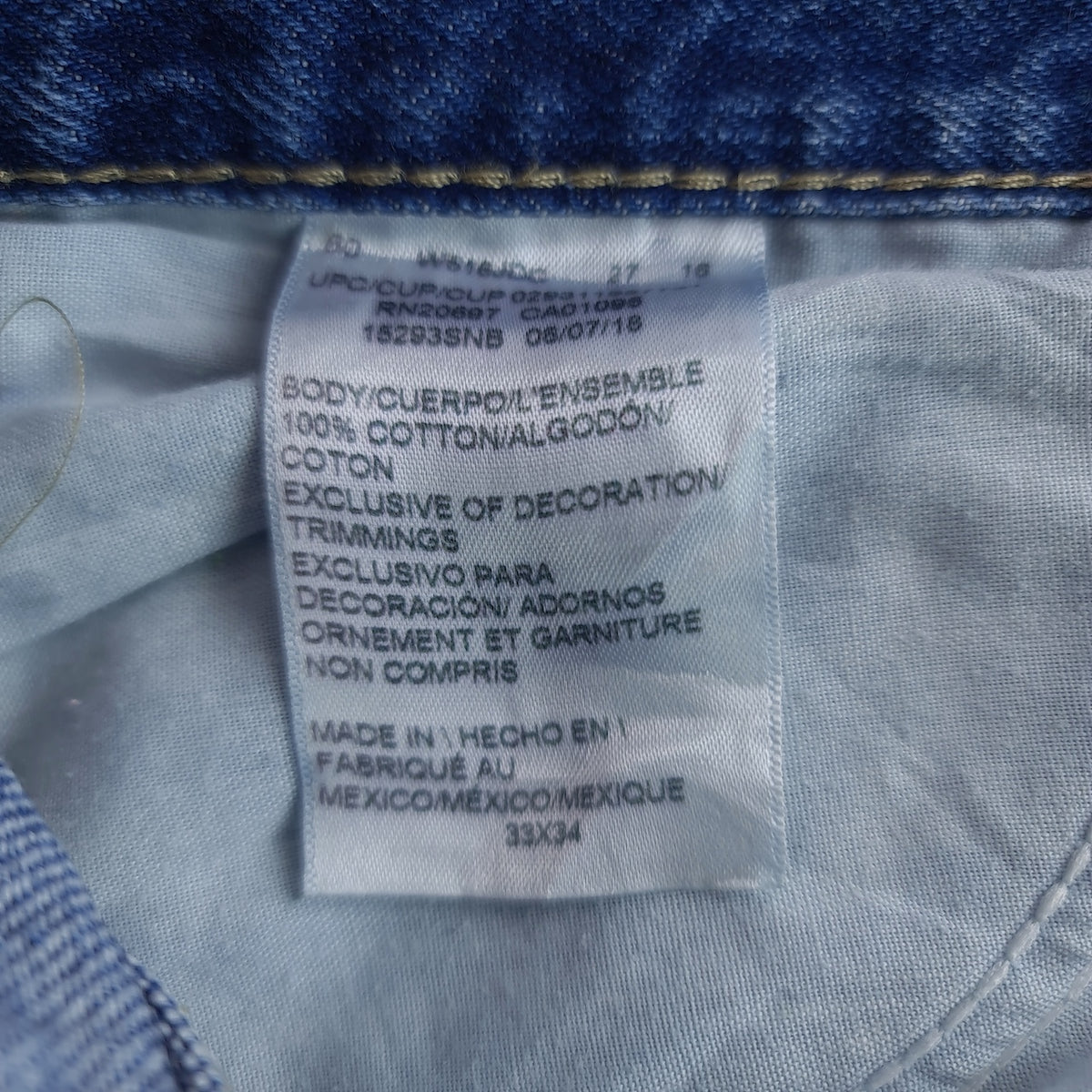 Dickies Distressed Rigid Denim Carpenter Jeans