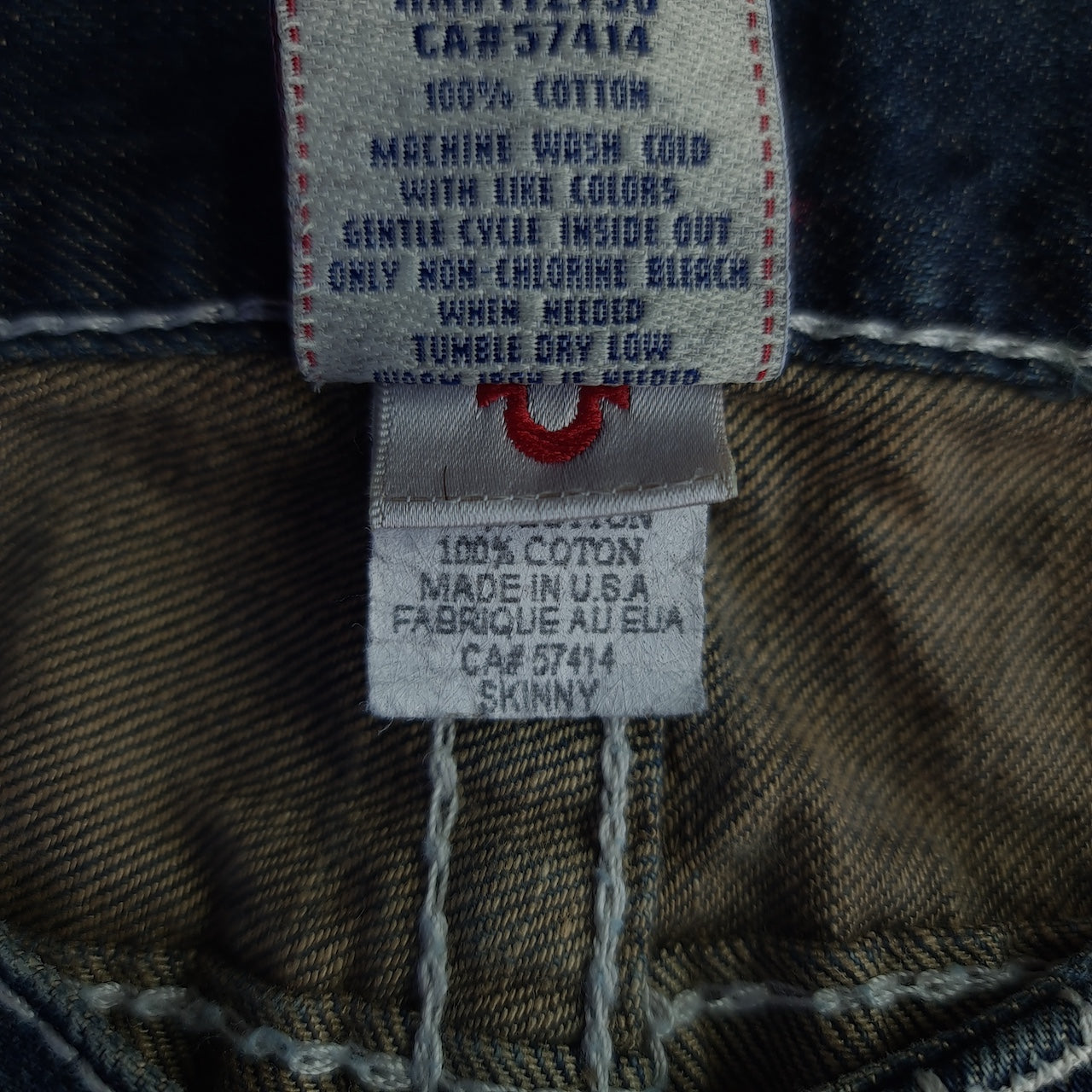 Y2k True Religion Section Skinny Jeans