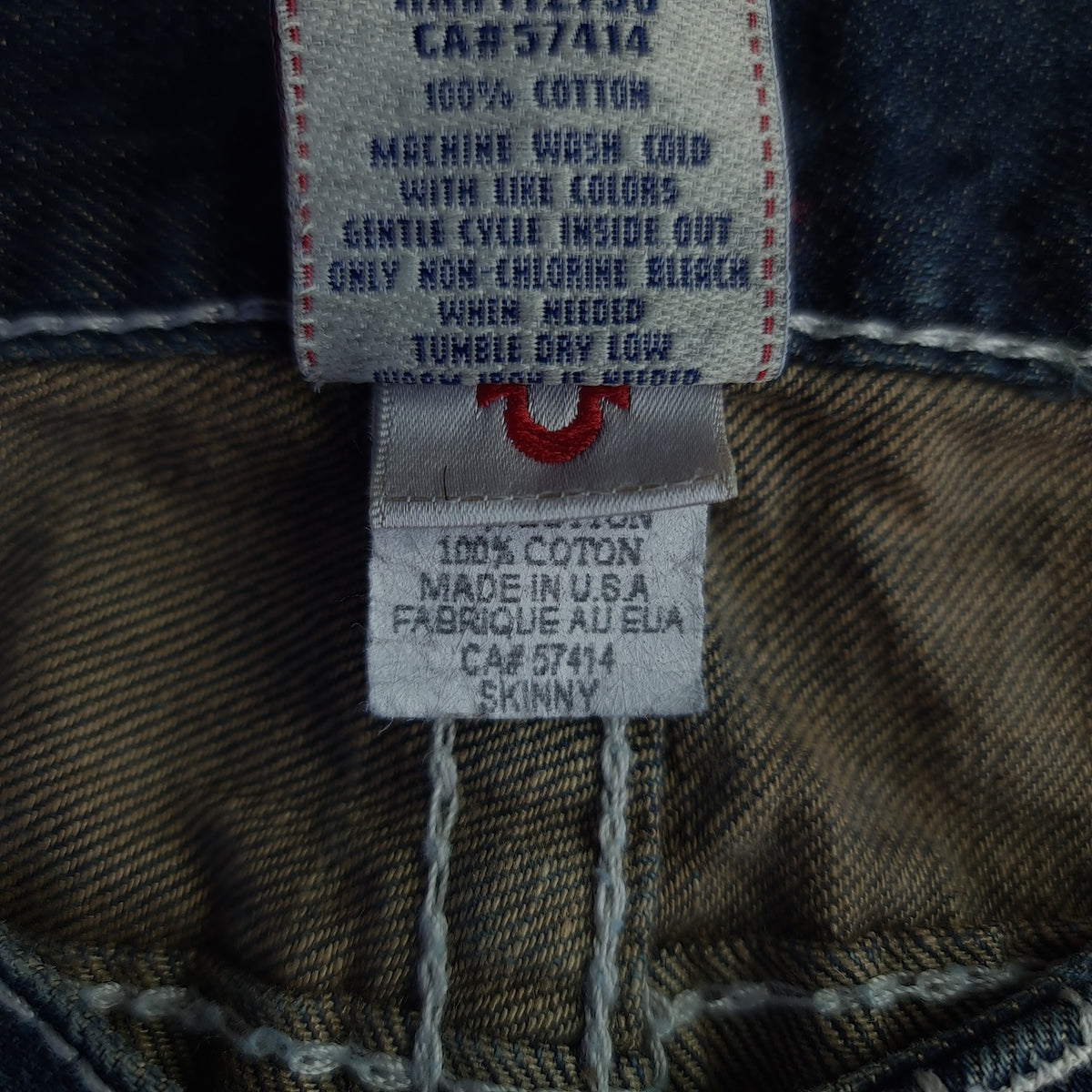 Y2k True Religion Section Skinny Jeans