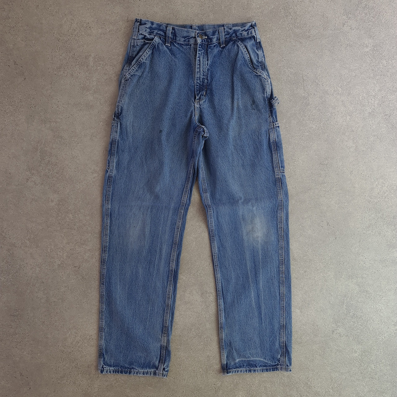 Carhartt B13 DST Light Wash Loose Fit Carpenter Jeans