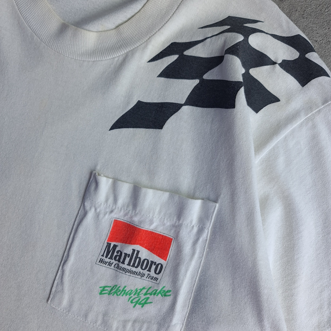 Vintage 1994 Marlboro Elkhart Lake Racing T-Shirt