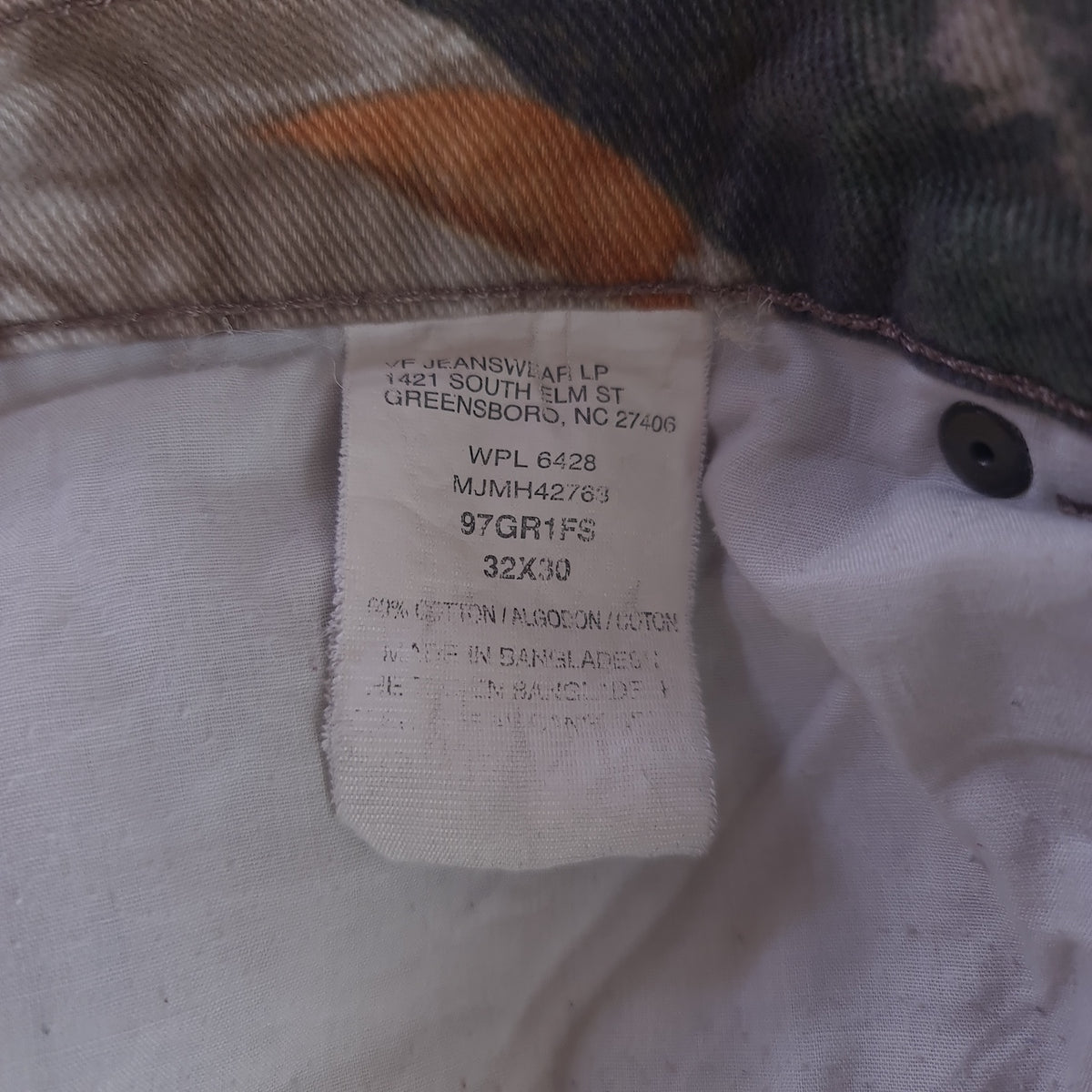 Vintage Wrangler Camo Fusion 3.0 Jeans