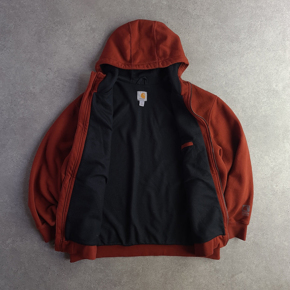 Carhartt Loose Fit Rain Defender Thermal Lined Full Zip Hoodie