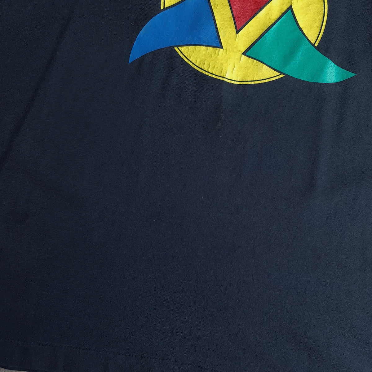 Vintage 1992 Star Trek The Next Generation Klingon Logo T-Shirt