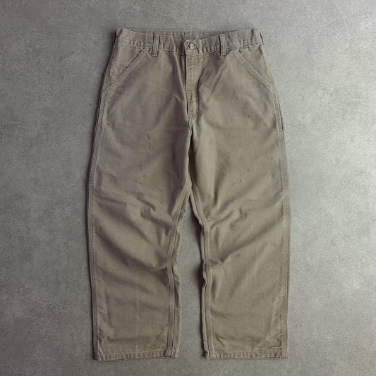 Vintage 90s Carhartt Distressed Washed Carpenter Pants