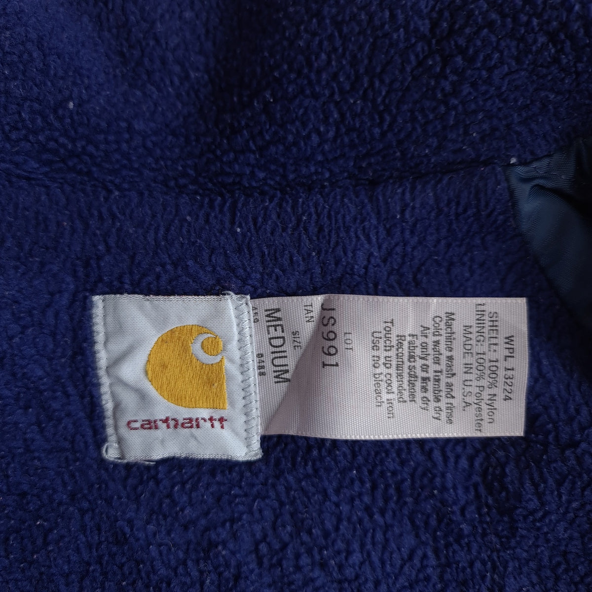 Vintage 90s Carhartt JS991 Fleece Lined Jacket