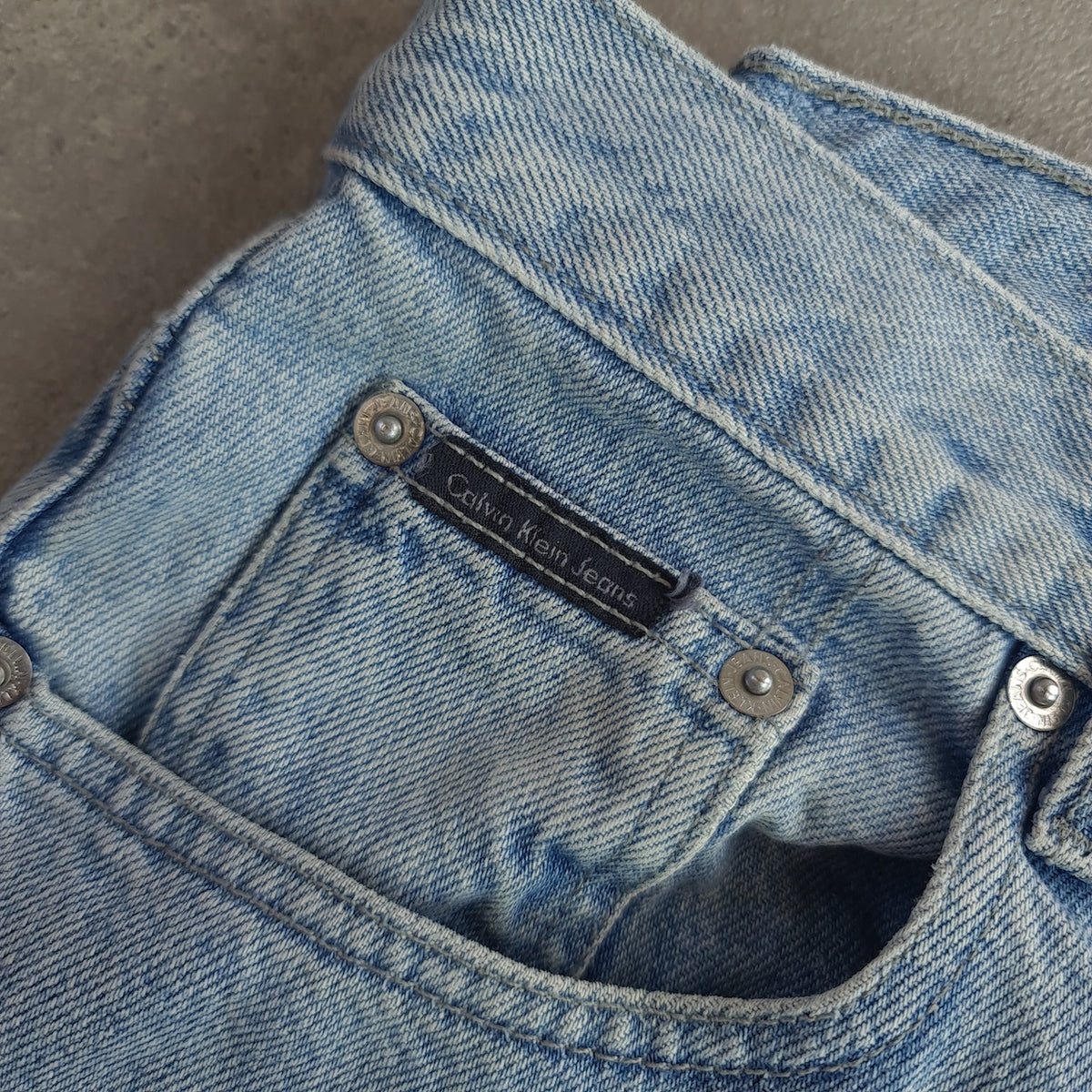 Calvin Klein Light Wash Easy Fit Jeans