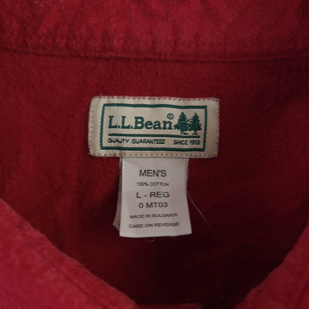 Vintage LL Bean Flannel Chamois Shirt