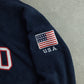 Y2K Ralph Lauren Polo Chest Spellout 1/4 Zip Fleece