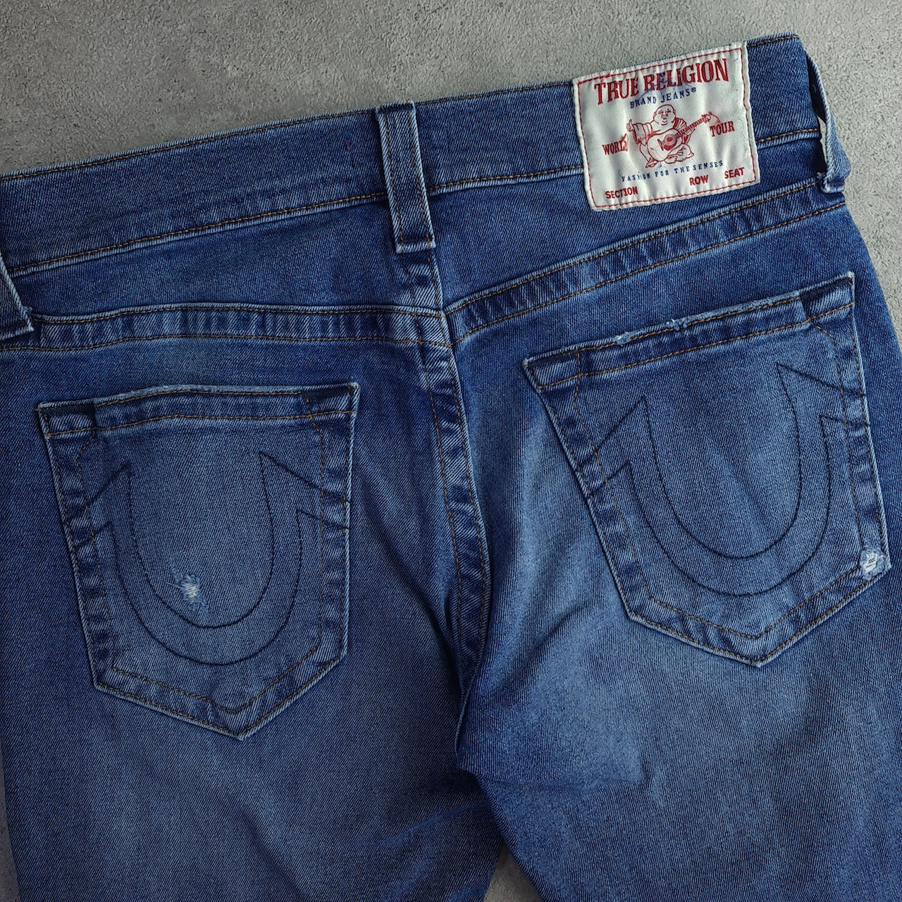 Y2K True Religion Ricky Relaxed Straight Jeans