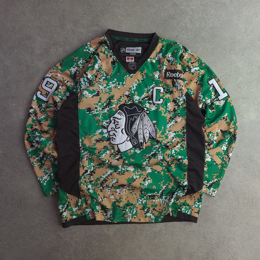 Chicago Blackhawks Digital Camo Reebok CCM NHL Jersey - Toews 19