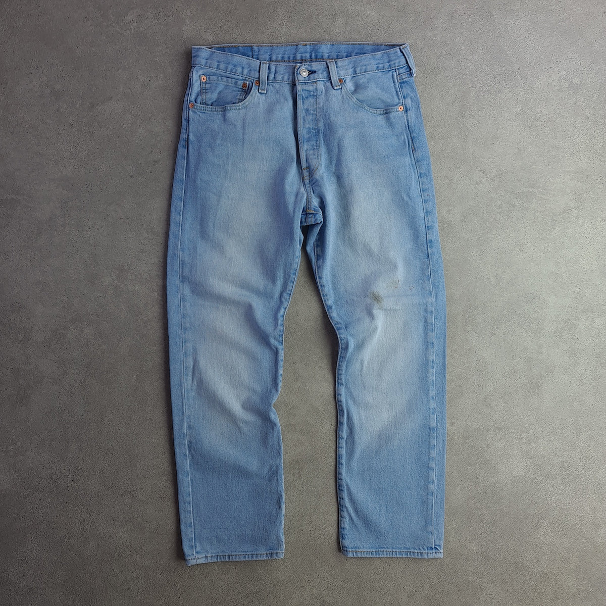 Levi's 501 Distressed Light Wash Jeans