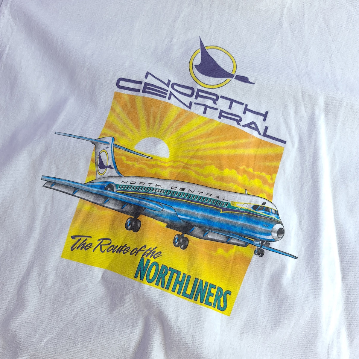Vintage 90s North Central Back Print T-Shirt