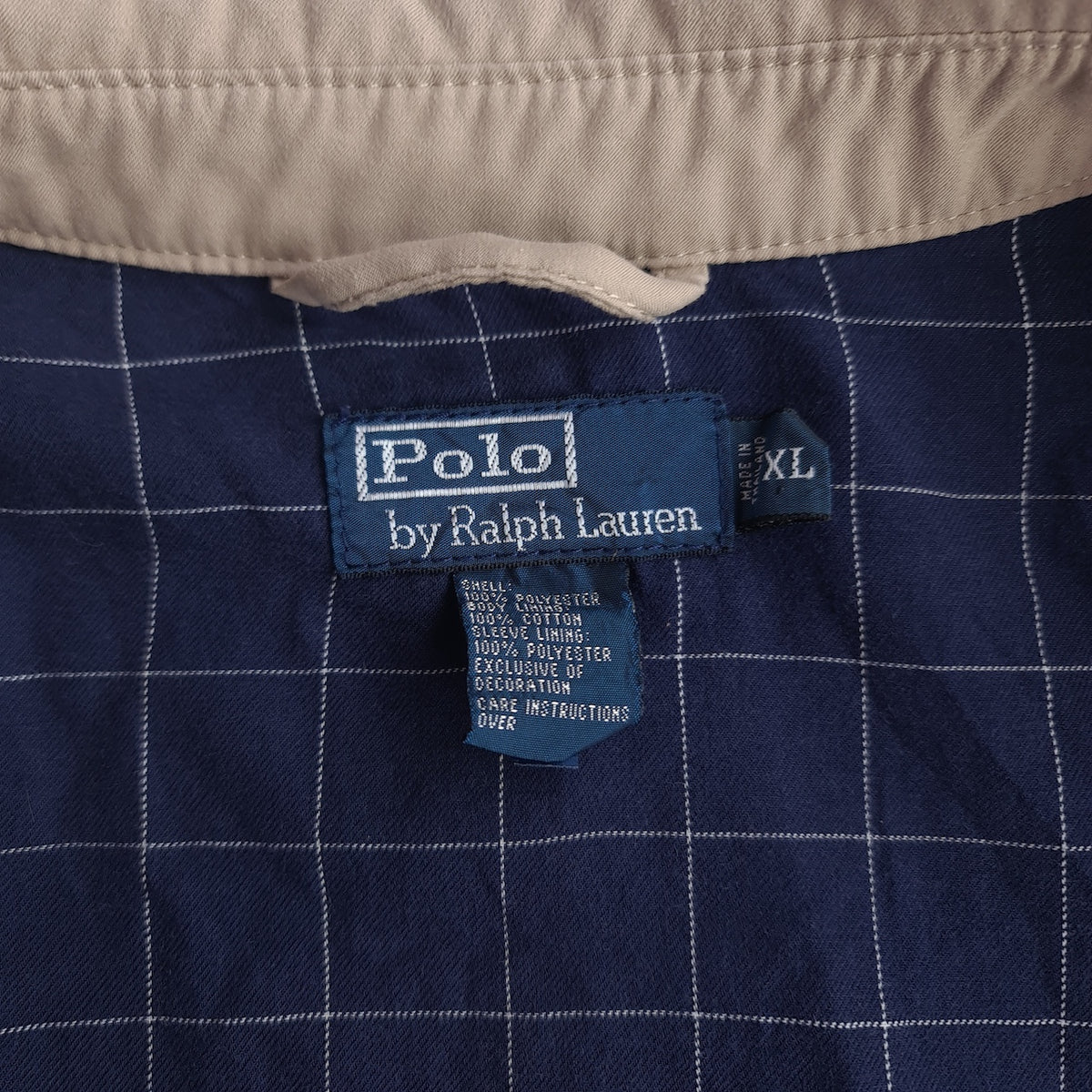 Y2K Polo Ralph Lauren Lined Harrington Jacket
